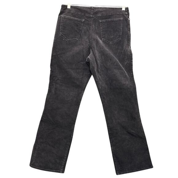 Duck Head Vintage 90s Low Rise Boot Cut Black Corduroy Pants Women 10 - Picture 3 of 8